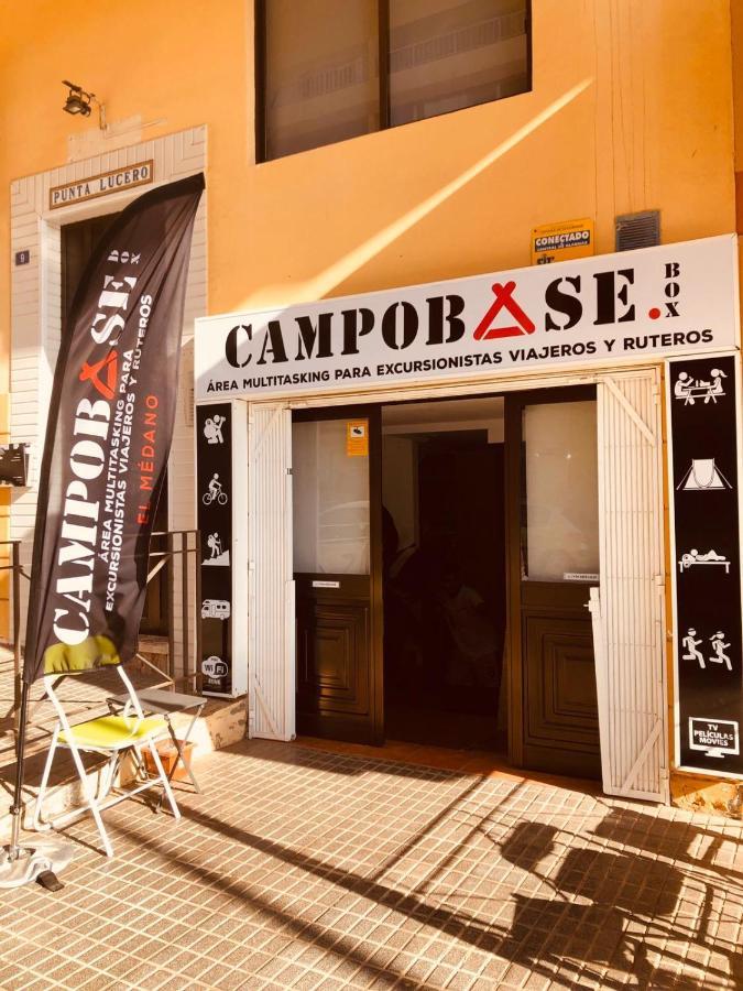 Campobase.Box Hostel El Médano Exterior foto